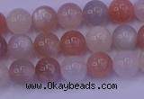 CMS621 15.5 inches 6mm round rainbow moonstone beads wholesale