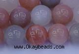 CMS624 15.5 inches 12mm round rainbow moonstone beads wholesale