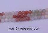 CMS634 15.5 inches 12mm round rainbow moonstone gemstone beads