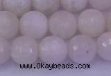 CMS663 15.5 inches 10mm faceted round white moonstone beads