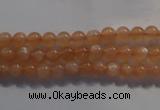 CMS731 15.5 inches 6mm round A grade natural peach moonstone beads