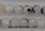 CMS801 15.5 inches 6mm faceted round white moonstone beads