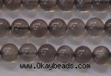 CMS858 15.5 inches 6mm round A grade natural black moonstone beads