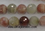 CMS872 15.5 inches 10mm faceted round moonstone gemstone beads