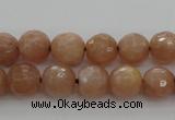 CMS941 15.5 inches 6mm faceted round A grade moonstone gemstone beads