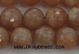 CMS943 15.5 inches 10mm faceted round A grade moonstone gemstone beads