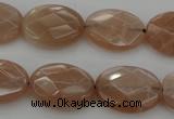 CMS966 15.5 inches 10*14mm faceted oval A grade moonstone beads