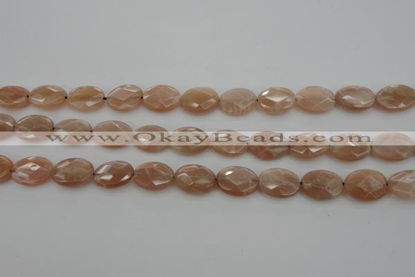 CMS966 15.5 inches 10*14mm faceted oval A grade moonstone beads