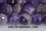 CNA1073 15.5 inches 10mm faceted round dogtooth amethyst beads