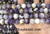 CNA1085 15.5 inches 12mm round dogtooth amethyst beads wholesale