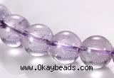 CNA11 10mm round A- grade natural amethyst beads Wholesale