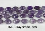 CNA1201 15.5 inches 15*20mm faceted oval amethyst beads