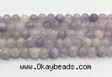 CNA1223 15.5 inches 12mm round lavender amethyst gemstone beads wholesale