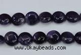 CNA267 15.5 inches 10mm flat round natural amethyst beads wholesale