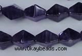 CNA295 15.5 inches 10*16mm pyramid natural amethyst beads