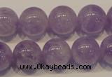 CNA303 15.5 inches 14mm round natural lavender amethyst beads