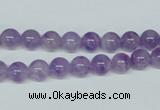 CNA400 15.5 inches 4mm round natural lavender amethyst beads