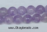 CNA404 15.5 inches 14mm round natural lavender amethyst beads