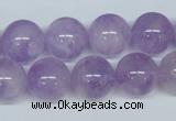 CNA406 15.5 inches 18mm round natural lavender amethyst beads