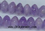 CNA409 15.5 inches 10*16mm rondelle natural lavender amethyst beads