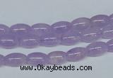 CNA410 15.5 inches 6*10mm rice natural lavender amethyst beads