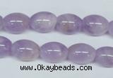 CNA412 15.5 inches 10*14mm rice natural lavender amethyst beads