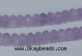 CNA427 4*8mm faceted rondelle natural lavender amethyst beads