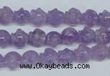 CNA432 15.5 inches 10*10mm skull shape natural lavender amethyst beads