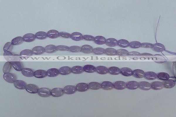 CNA445 15.5 inches 12*16mm oval natural lavender amethyst beads