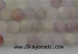 CNA671 15.5 inches 6mm round matte lavender amethyst beads