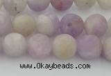 CNA672 15.5 inches 8mm round matte lavender amethyst beads