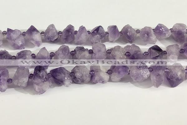 CNA696 15.5 inches 16mm - 20mm 

faceted nuggets lavender amethyst beads