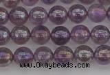 CNA701 15.5 inches 6mm round AB-color amethyst gemstone beads