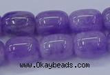 CNA716 15.5 inches 10*14mm drum lavender amethyst beads