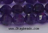 CNA752 15.5 inches 8mm faceted round natural amethyst beads