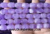 CNA785 15.5 inches 10*14mm drum lavender amethyst beads