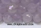 CNA789 15.5 inches 6mmm faceted round lavender amethyst beads