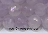 CNA790 15.5 inches 8mmm faceted round lavender amethyst beads