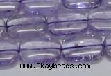 CNA851 15.5 inches 12*16mm rectangle natural light amethyst beads