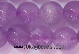 CNA954 15.5 inches 8mm round natural lavender amethyst beads