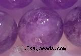 CNA960 15.5 inches 20mm round natural lavender amethyst beads