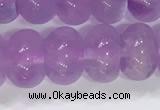 CNA970 15.5 inches 6*10mm faceted rondelle lavender amethyst beads