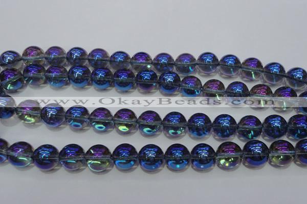 CNC303 15.5 inches 10mm round AB-color white crystal beads