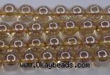 CNC500 15.5 inches 4mm round dyed natural white crystal beads