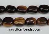 CNG01 15.5 inches 9*12mm nuggets yellow tiger eye gemstone beads