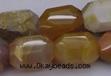 CNG1070 15.5 inches 13*18mm - 16*22mm faceted nuggets Botswana agate beads