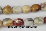 CNG11 15.5 inches 9*12mm nuggets agate gemstone beads