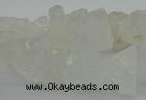 CNG1128 15.5 inches 8*12mm - 13*18mm nuggets white crystal beads