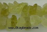 CNG1134 15.5 inches 8*12mm - 13*18mm nuggets lemon quartz beads