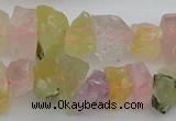 CNG1139 15.5 inches 8*12mm - 13*18mm nuggets mixed quartz beads